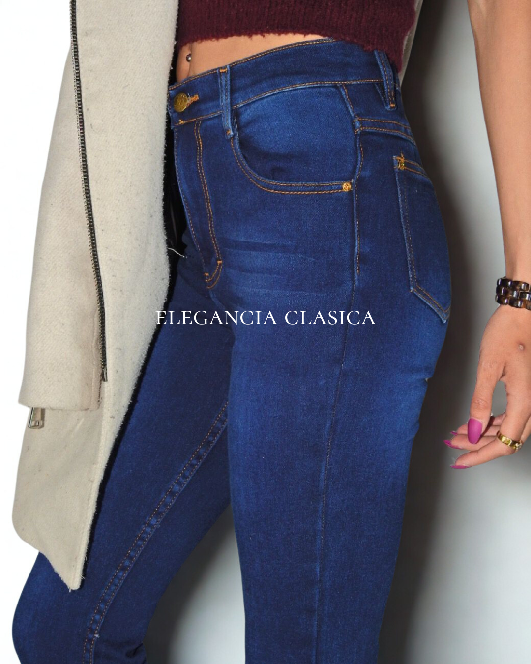 Mujer corte Elegancia Clasica color Stone