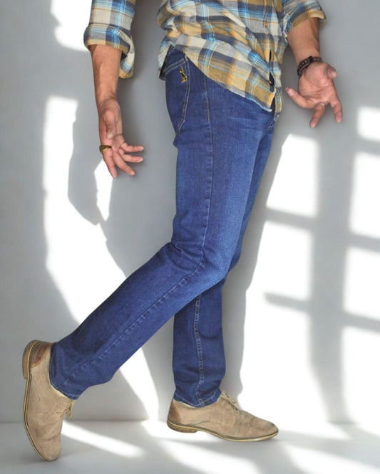 Hombre corte Ajuste Elegante color Stone